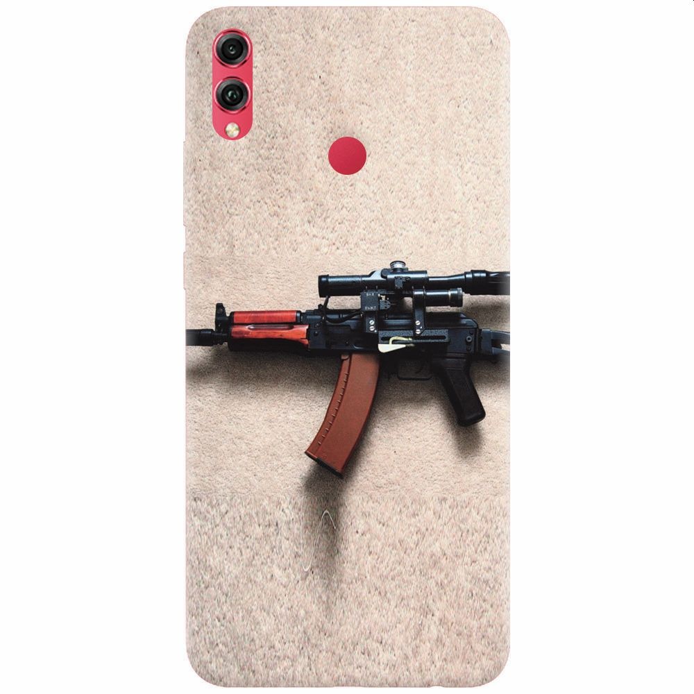 Husa silicon pentru Honor View 10 Lite, AK Kalashnikov Gun Of Military