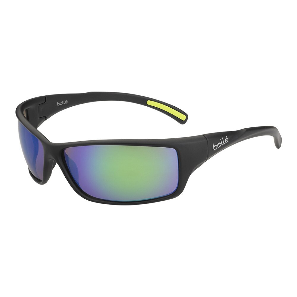 Ochelari sport Bolle Slice, Negru Mat/ Maro Emerald Oglinda