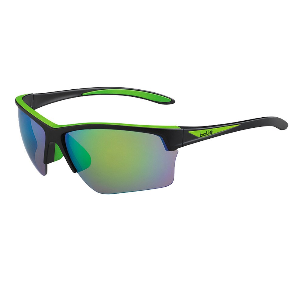 Ochelari sport Bolle Flash, Negru Verde Mat/ Polarizati Maro Emerald Oleo AR