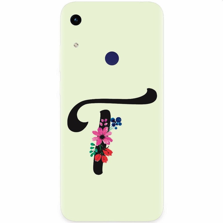 Силиконов кейс за Honor Play 8A, Буква Т