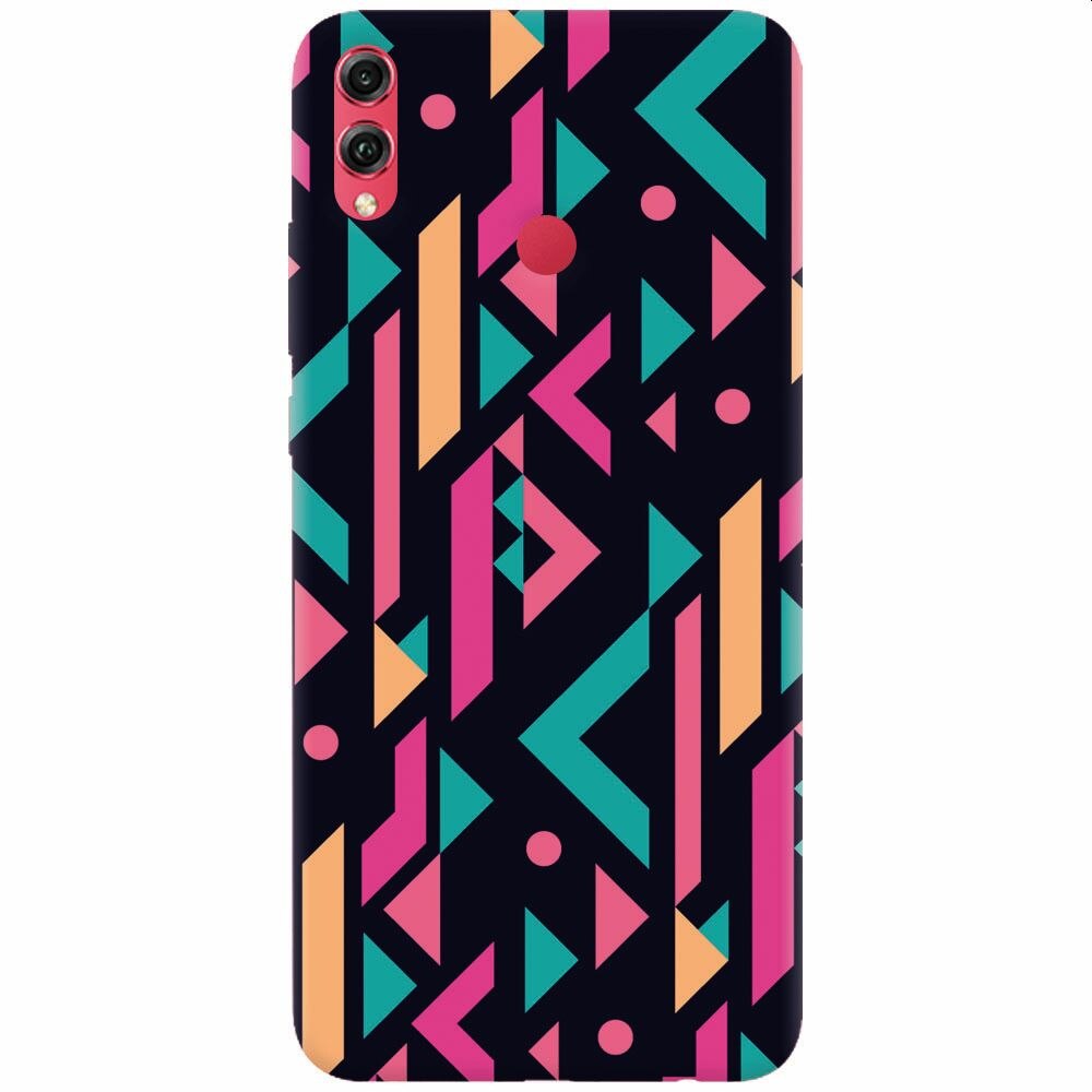 Husa silicon pentru Honor 8X, Alien Geometrics