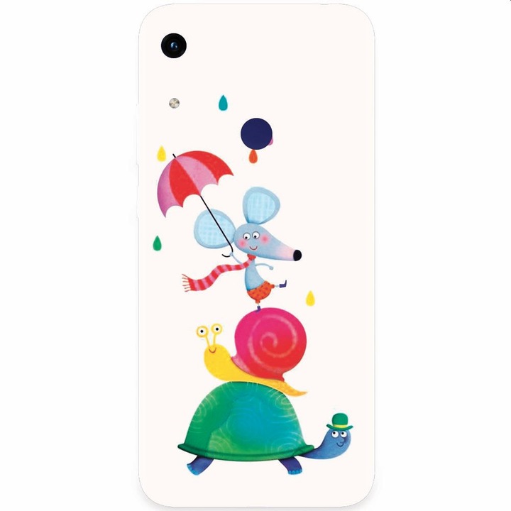 Силиконов кейс за Honor Play 8A, Happy Animals