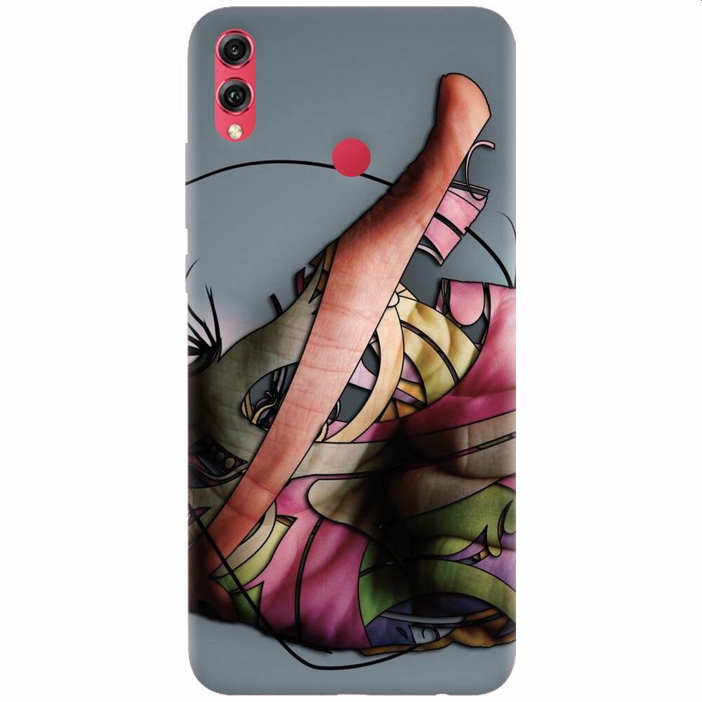 Husa silicon pentru Honor 10 Lite, Abstract Minimalistic Hands