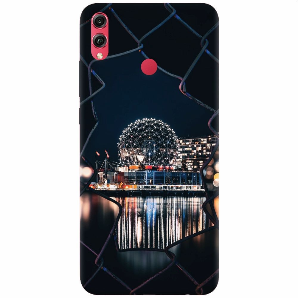Husa silicon pentru Honor 8X, Abstract Architectural Design
