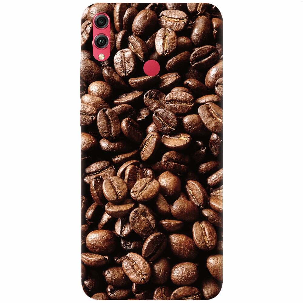 Husa silicon pentru Honor 8X, Coffee Beans