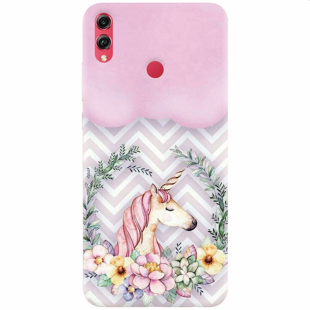 Husa silicon pentru Honor 8X, Aesthetic Unicorn