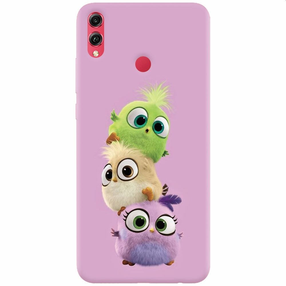Husa silicon pentru Honor 8X, Baby Birds