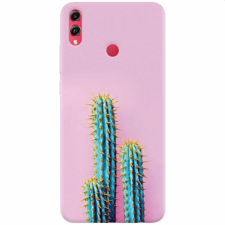 Силиконов кейс съвместим с Honor Note 10, Cactus 102