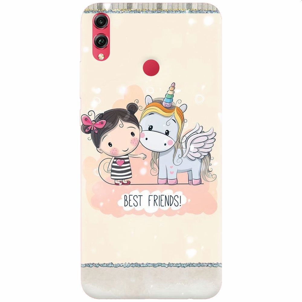 Husa silicon pentru Honor Note 10, Best Friends