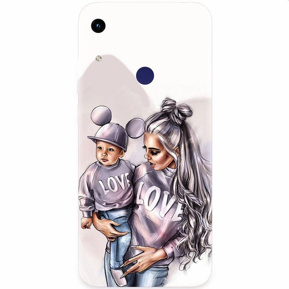 Husa silicon pentru Honor Play 8A, Mommy Love