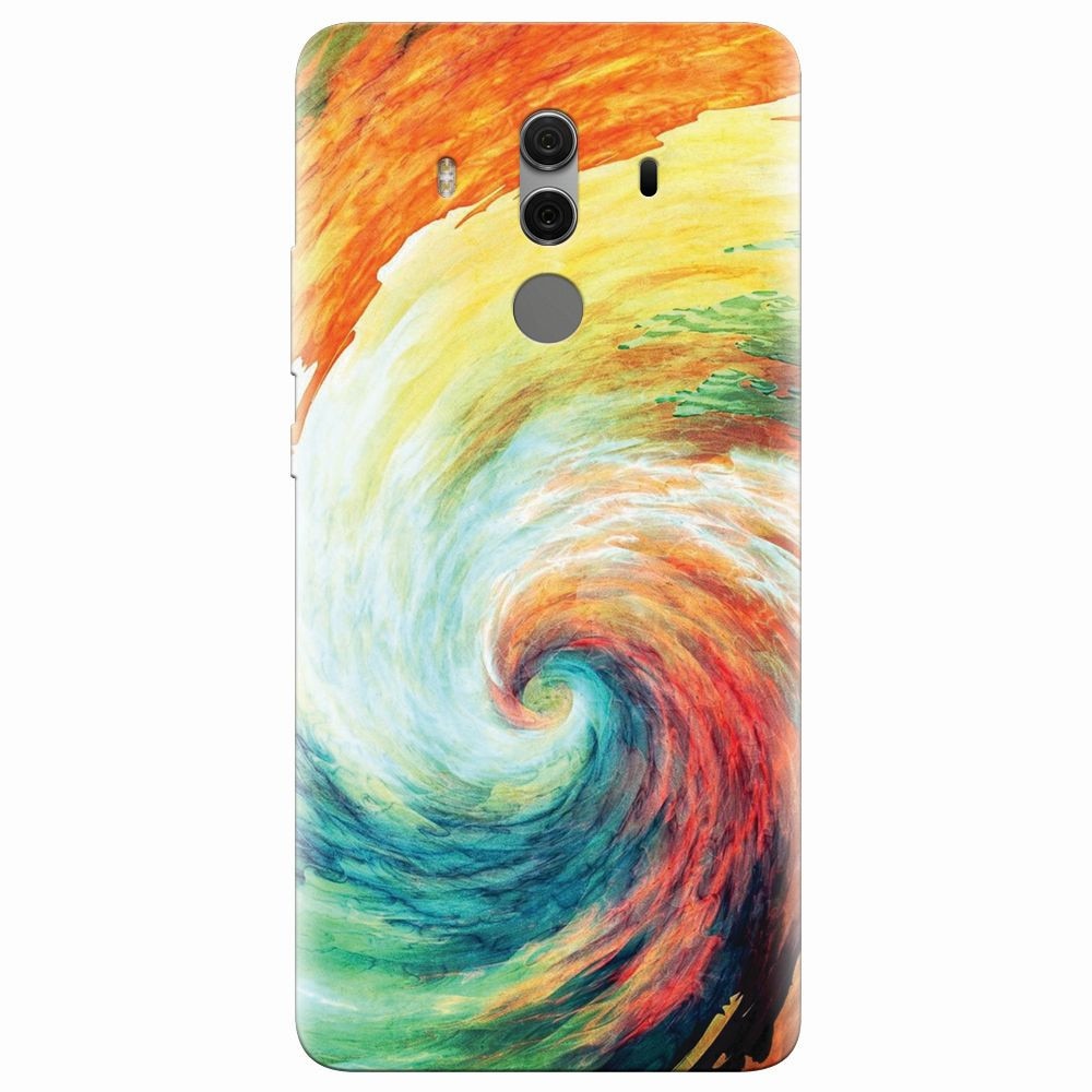 Husa silicon pentru Huawei Mate 10 Pro, Big Wave Painting