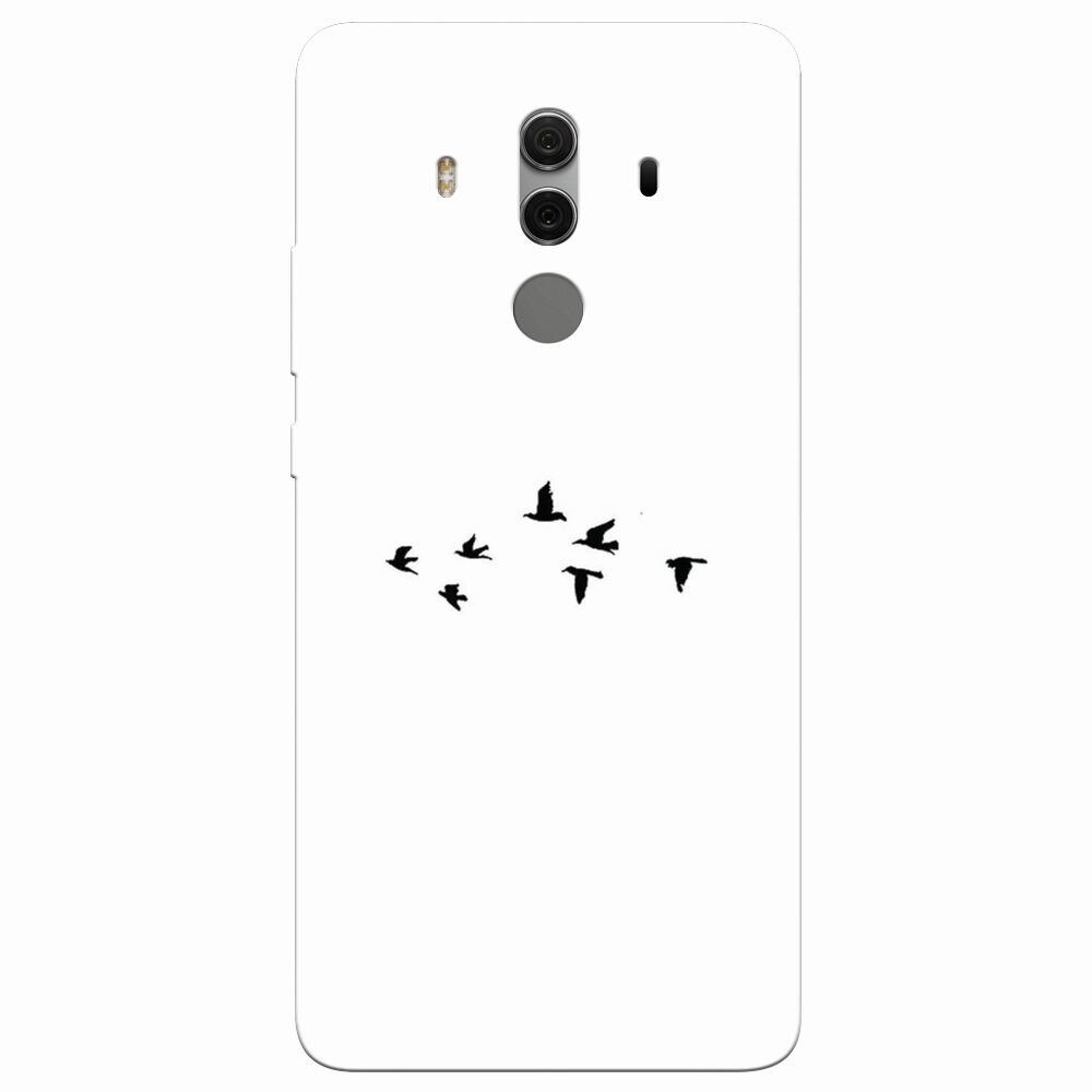 Husa silicon pentru Huawei Mate 10 Pro, Birds