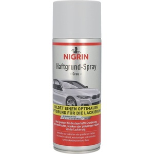 Spray grund aderent special, Nigrin, protectie impotriva coroziunii si a loviturilor de pietre, universal, uscare rapida, gri, 400 ml