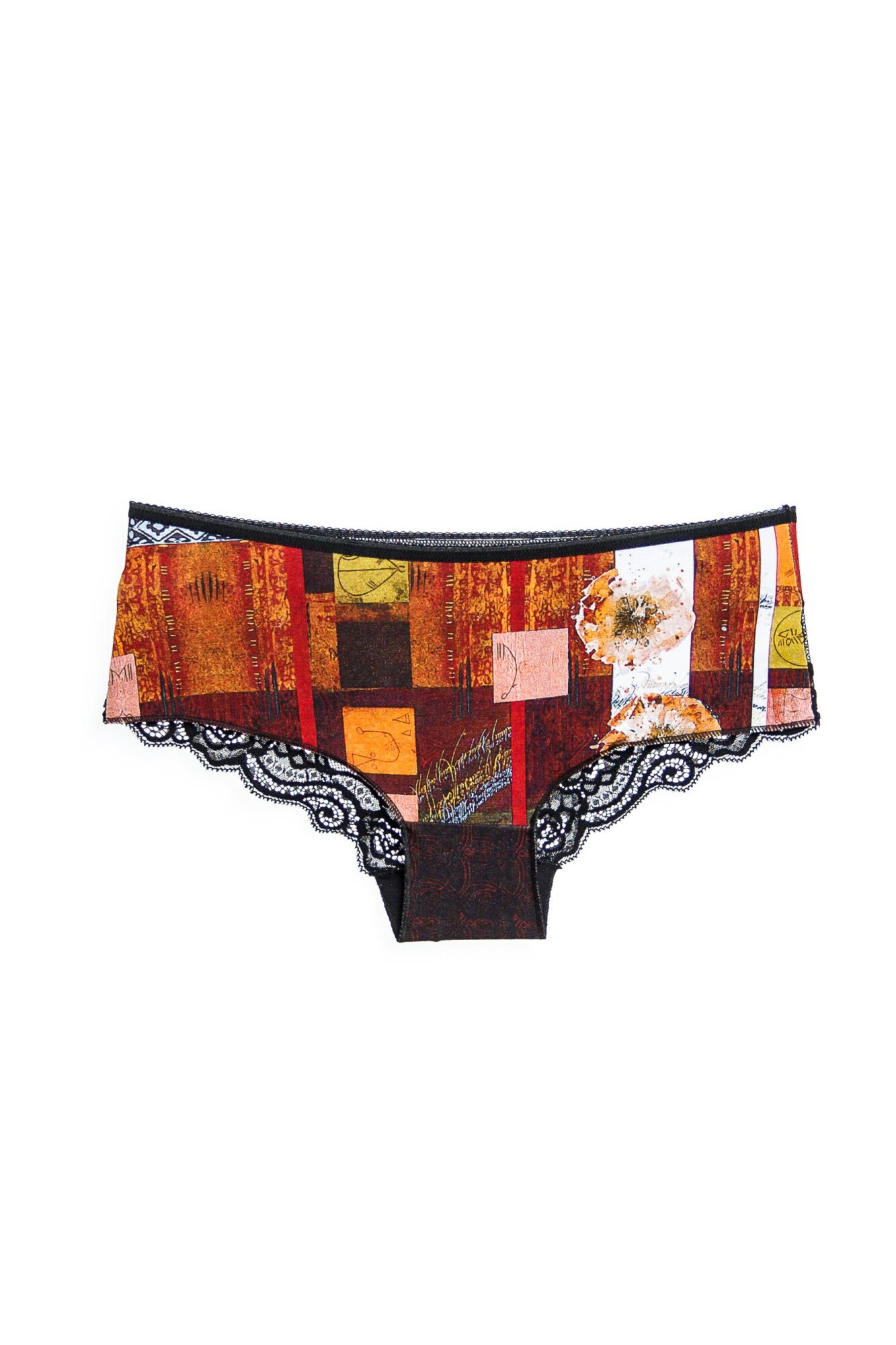 Boxeri femei BIJU 0605, Dantela, maro, Maro