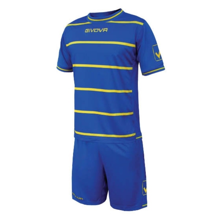 Футболен Екип Givova Kit Caos, син/жълт, M