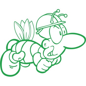 Albinuta cea harnica - Sticker Decorativ - Verde - 140 x 110 cm Albinuta cea harnica - Sticker Decorativ - Verde - 140 x 110 cm