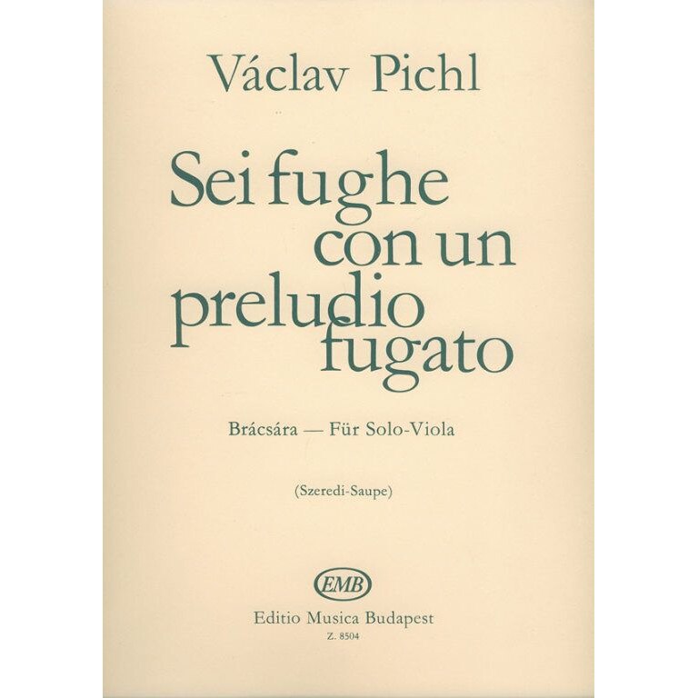 Pichl, Václav: Sei fughe con un preludio fugato Op. 41
