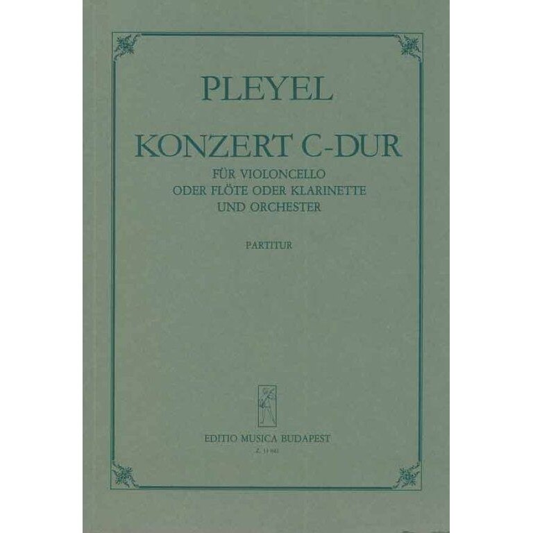 Pleyel, Ignaz: Concerto in do maggiore per violoncello (flauto) e orchestra