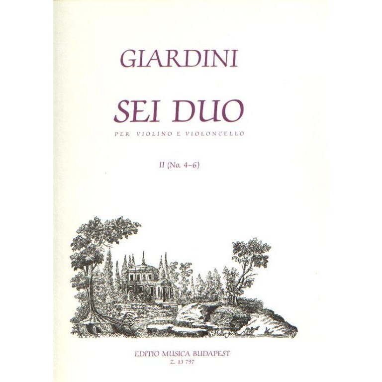 Giardini, Felice de: Sei duo per violino e violoncello 2 (No. 4-6)