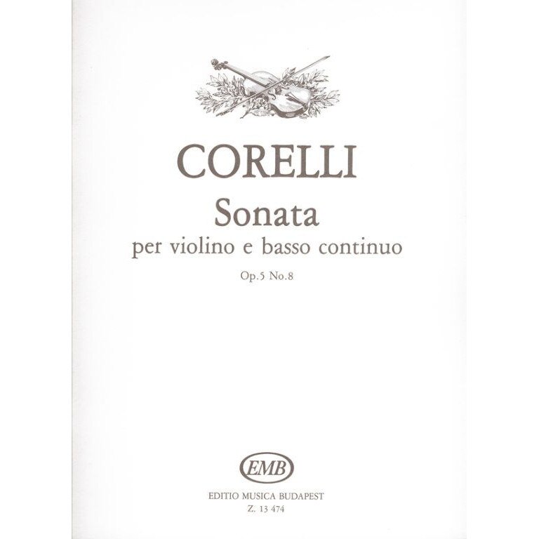 Corelli, Arcangelo: Sonata per violino e basso continuo Op. 5, No. 8