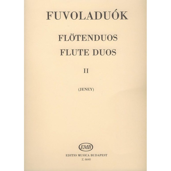 Id. Jeney Zoltán: Flute Duos 2