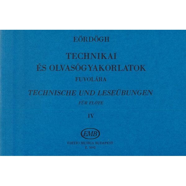 Eördögh János: Medium-grade Techncal and Reading Exercises 4