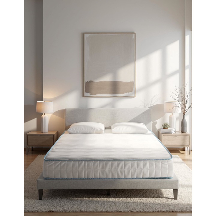 Saltea ortopedica Sleepy Orthopedic 7,140x190x21 cm, spuma poliuretanica, hipoalergenica, reversibila