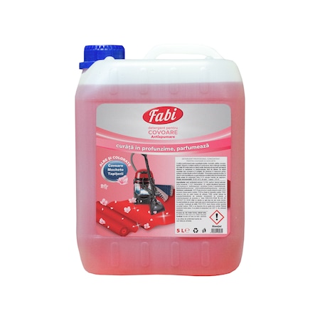 Detergent profesional pentru covor si mocheta, injectie-extractie - Fabi 5L