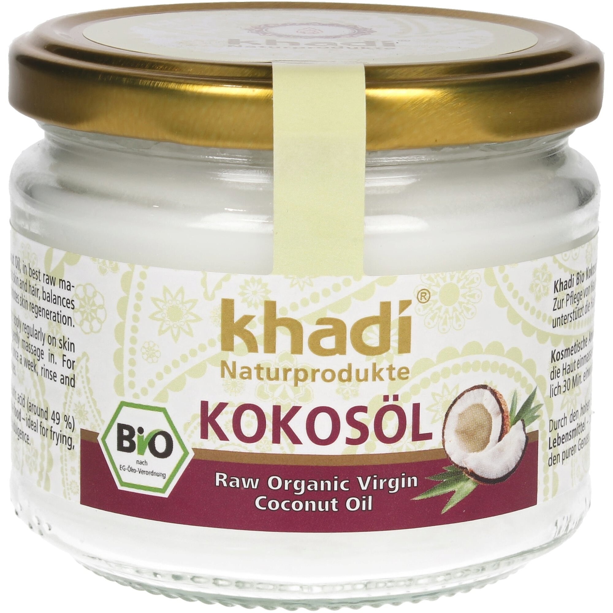 Ulei de cocos virgin bio 250 g KHADI