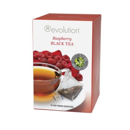 Ceai Revolution Raspberry Black 20 x 2.2g - eMAG.ro