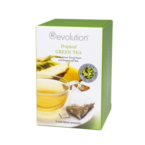 Ceai Revolution Tropical Green 20 x 2.2g