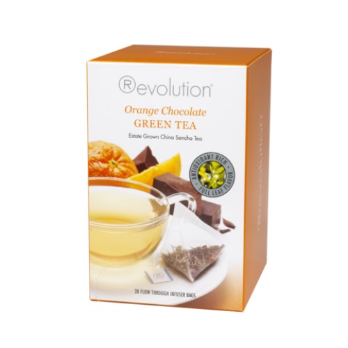 Ceai Revolution Orange Chocolate Green 20 x 2.2g