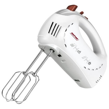 Mixer de mana, 5 viteze + functie TURBO,300 W, MMR-15 Mixer de mana, 5 viteze + functie TURBO,300 W, MMR-15