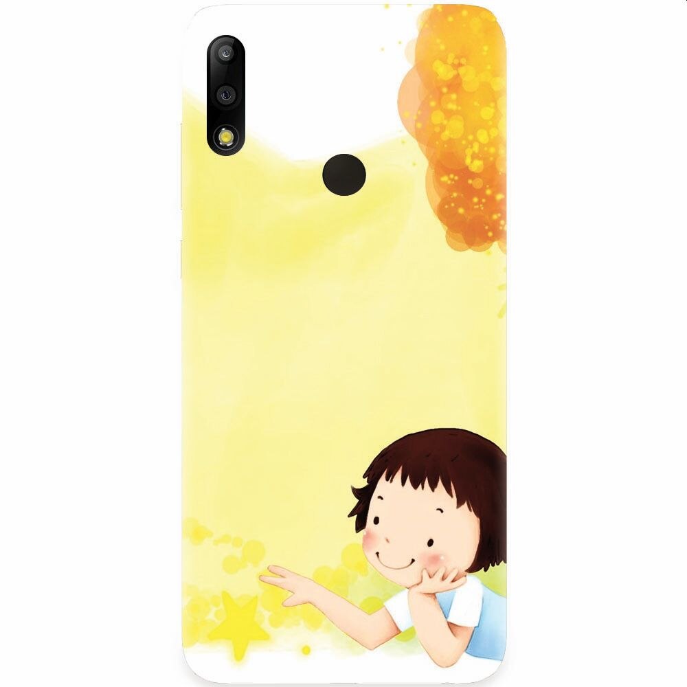 Husa silicon pentru Asus Zenfone Max Pro M2, Child Autumn Paint Hd