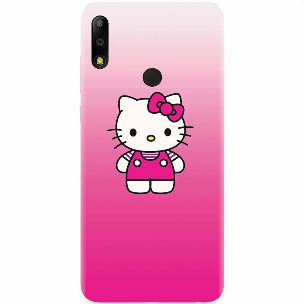 Husa silicon pentru Asus Zenfone Max Pro M2, Cute Pink Catty