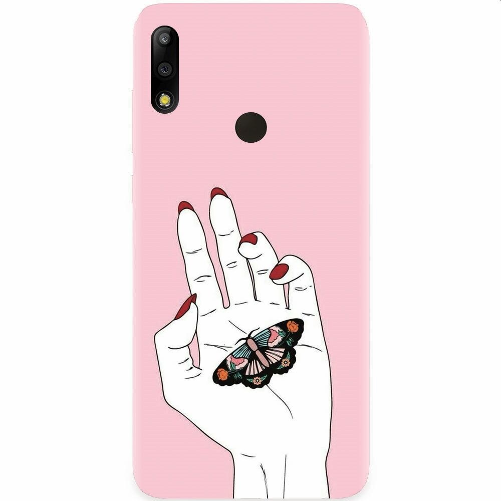 Husa silicon pentru Asus Zenfone Max Pro M2, Butterfly In Hand