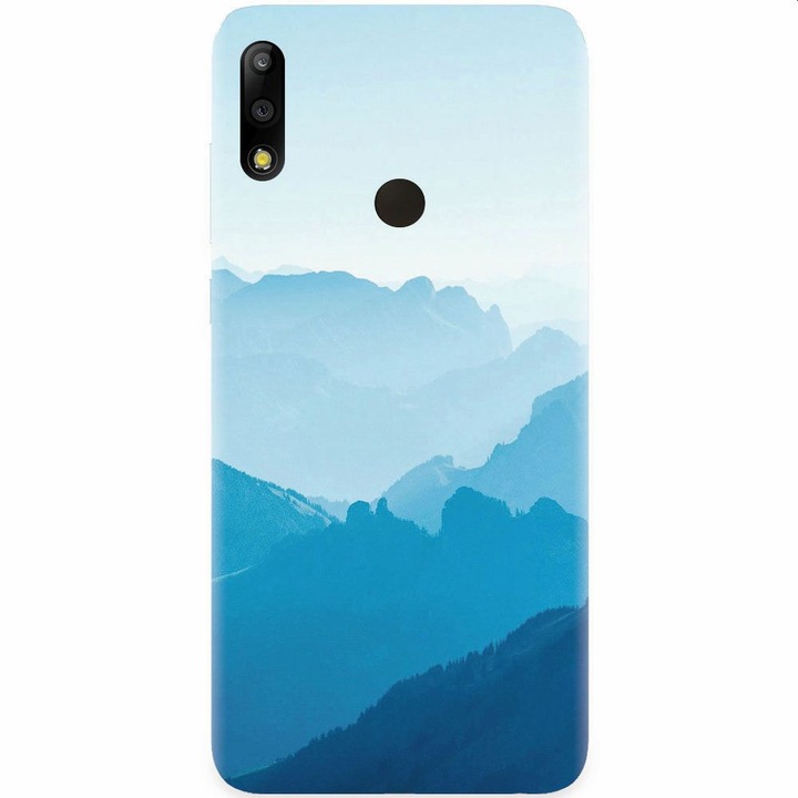 Силиконов кейс за Asus Zenfone Max Pro M2, Blue Mountain Crests