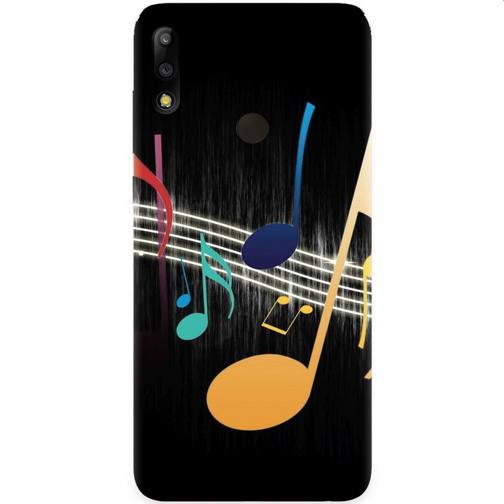 Силиконов кейс съвместим с Asus Zenfone Max Pro M2, Colorful Music
