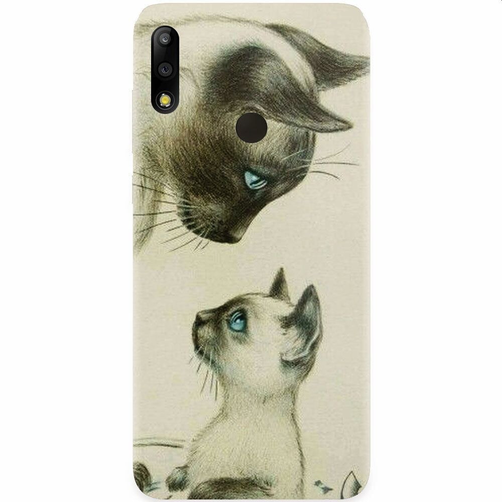 Husa silicon pentru Asus Zenfone Max Pro M2, Little Cat