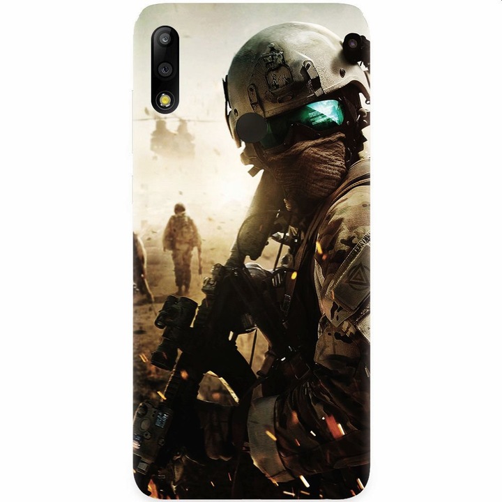 Силиконов калъф за Asus Zenfone Max Pro M2, Battlefield