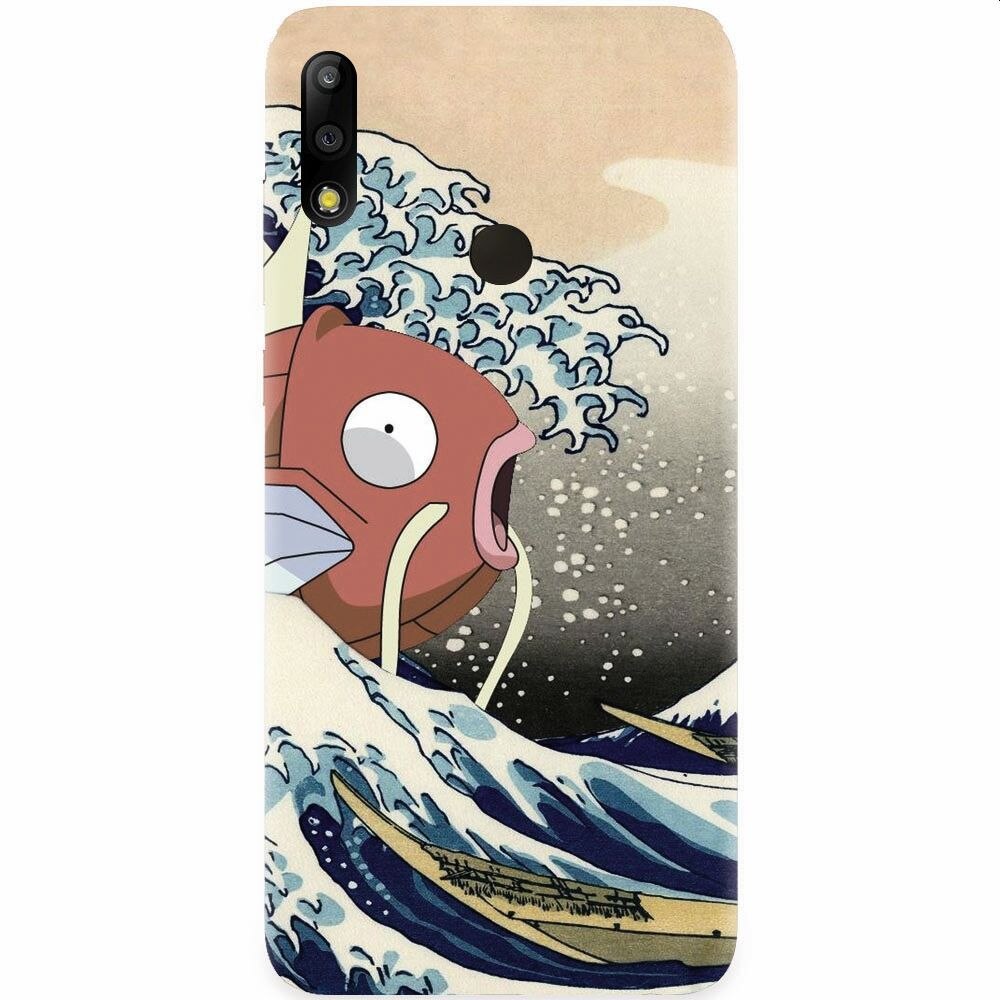 Husa silicon pentru Asus Zenfone Max Pro M2, Great Wave Fish