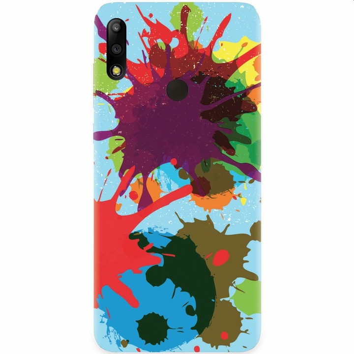 Силиконов кейс съвместим с Asus Zenfone Max Pro M2, Holi Splash