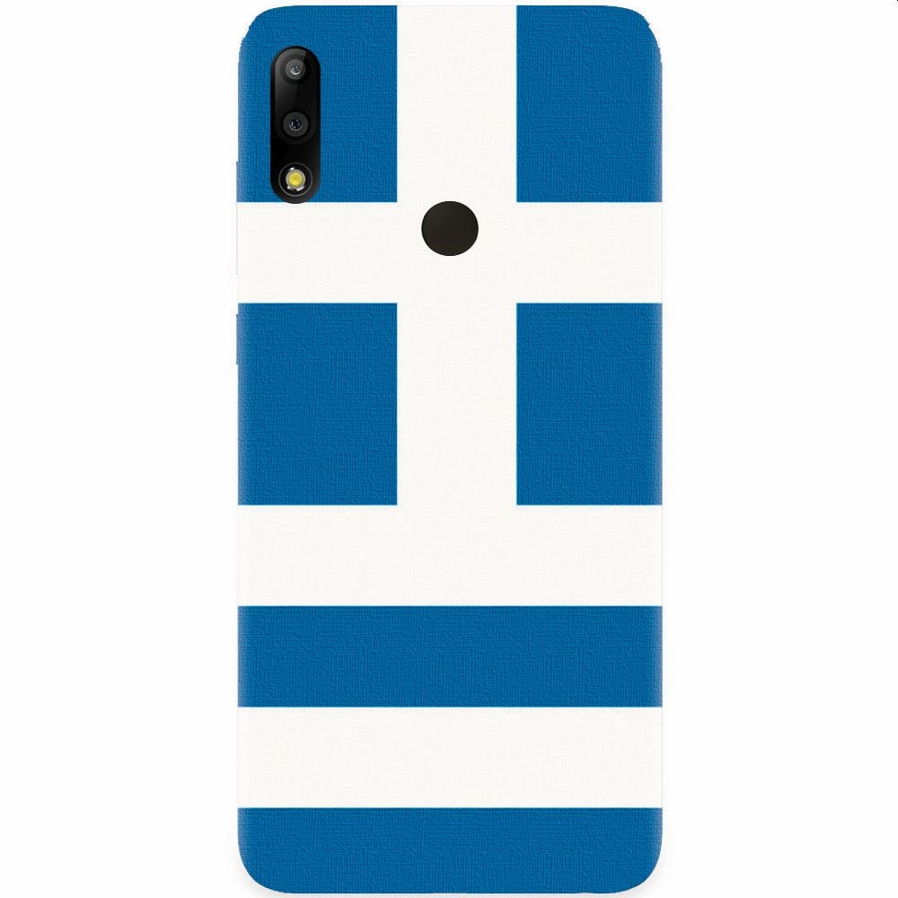 Husa silicon pentru Asus Zenfone Max Pro M2, Greece Flag