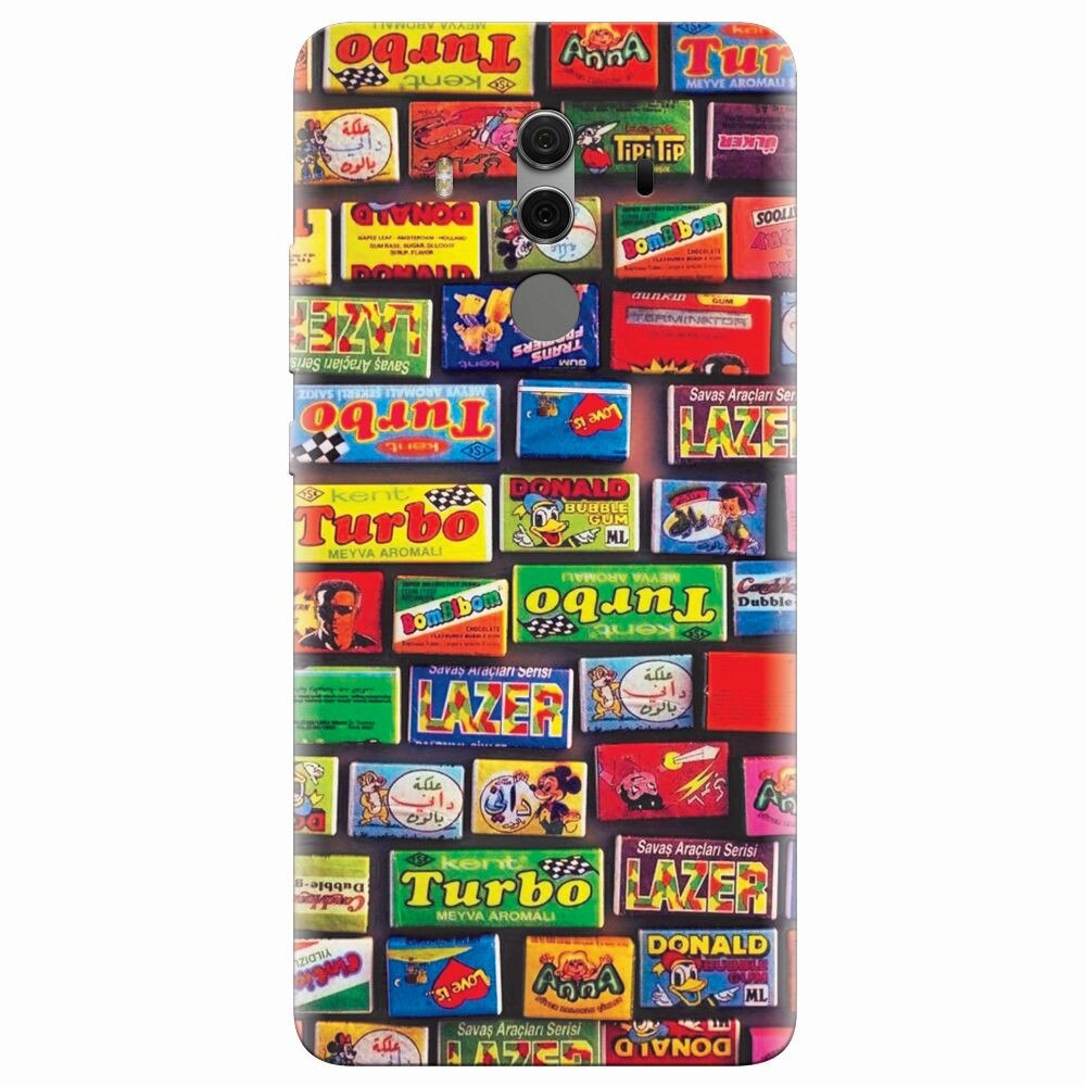 Husa silicon pentru Huawei Mate 10 Pro, Chewing Gum Turbo
