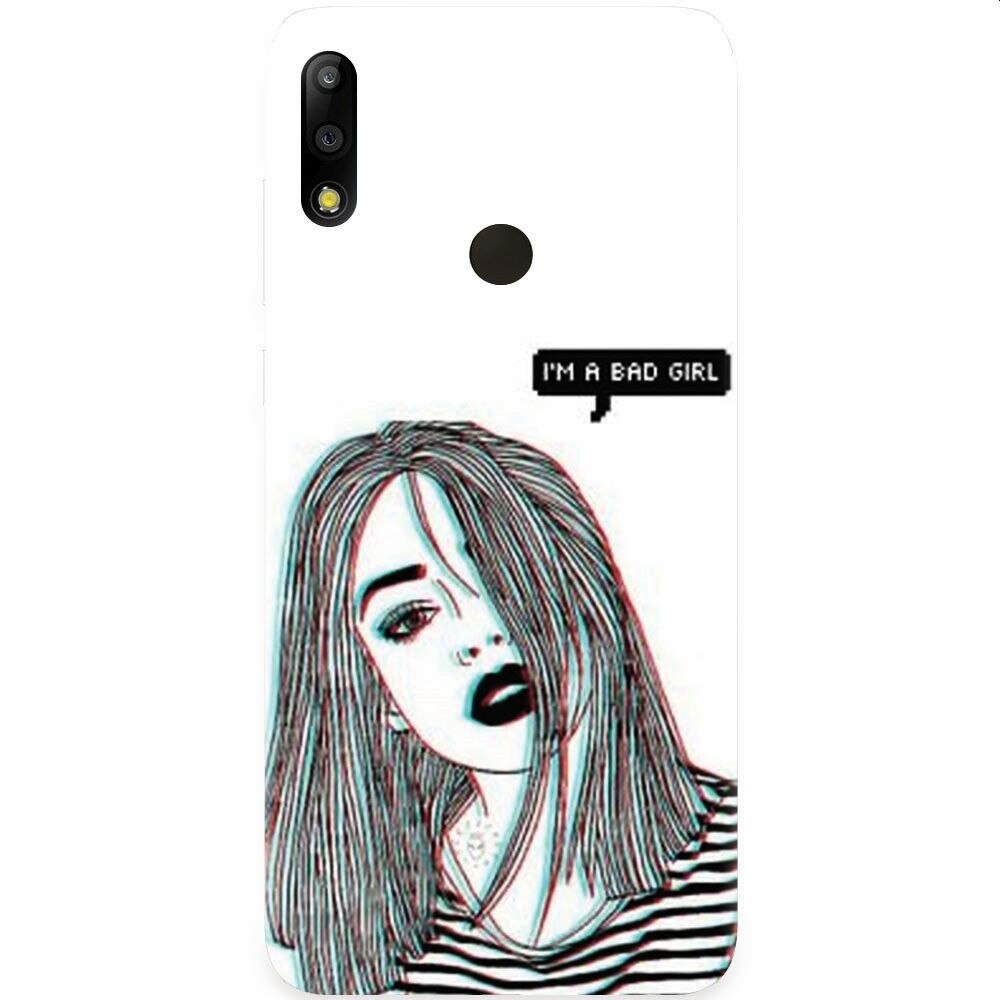 Husa silicon pentru Asus Zenfone Max Pro M2, Im A Bad Girl