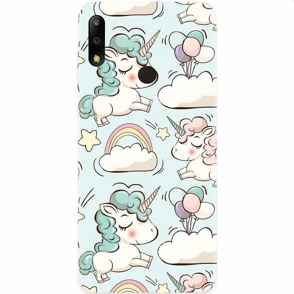 Husa silicon pentru Asus Zenfone Max Pro M2, Unicorns And Clouds