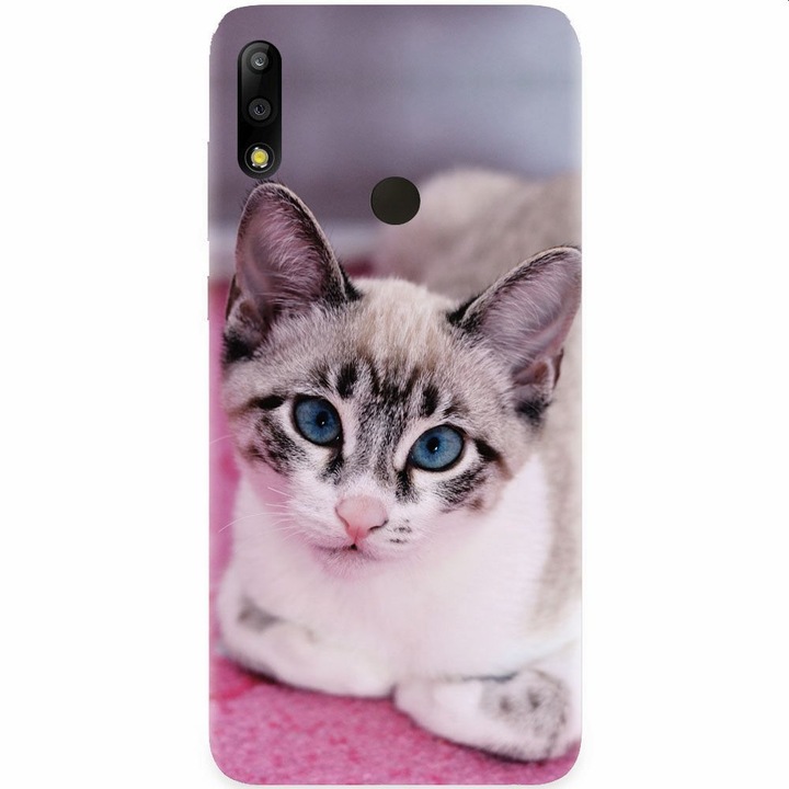 Силиконов калъф съвместим с Asus Zenfone Max Pro M2, Siamese Kitty