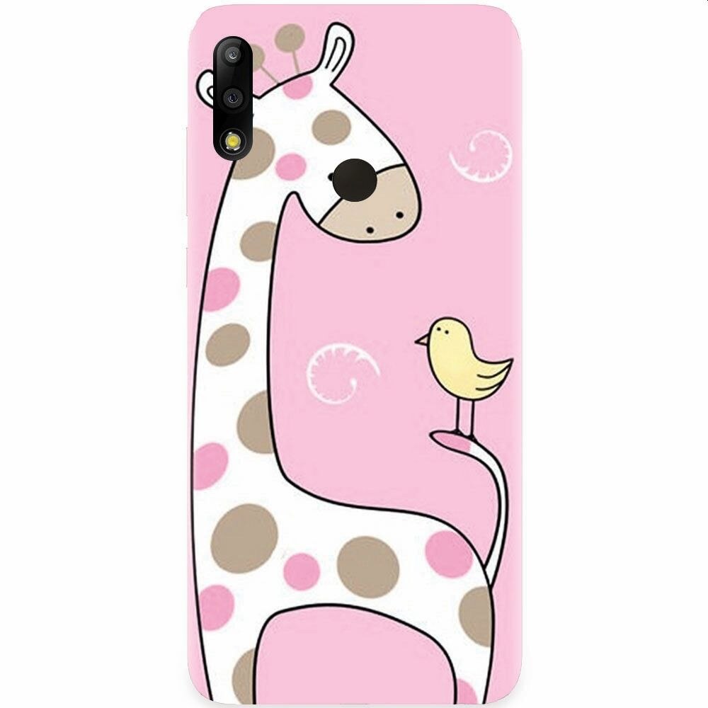 Husa silicon pentru Asus Zenfone Max Pro M2, Cute Giraffe