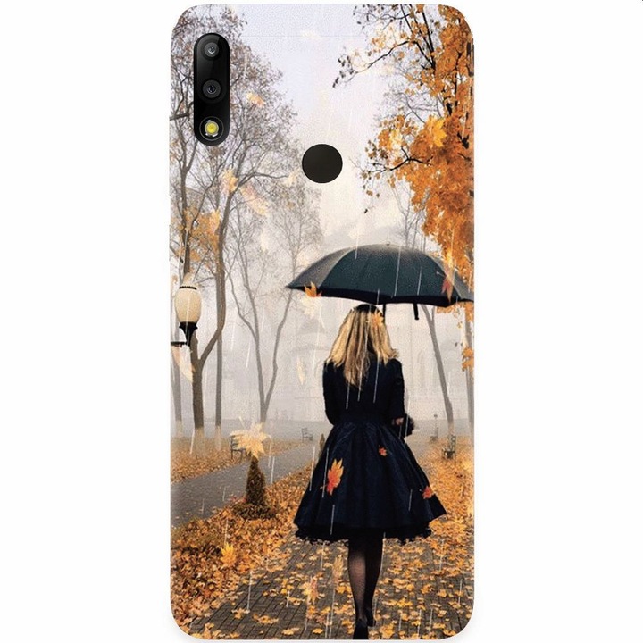 Силиконов калъф, съвместим с Asus Zenfone Max Pro M2, Autum