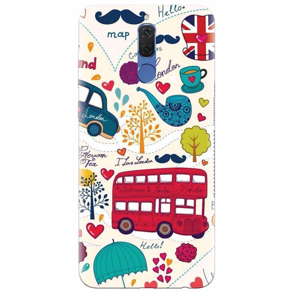 Husa silicon pentru Huawei Mate 10 Lite, Welcome In London